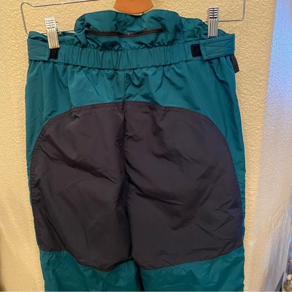 OBERMEYER Green Black Ski Snowboard Pants Size Junior 16Y Unisex-Missing Parts - Picture 6 of 12